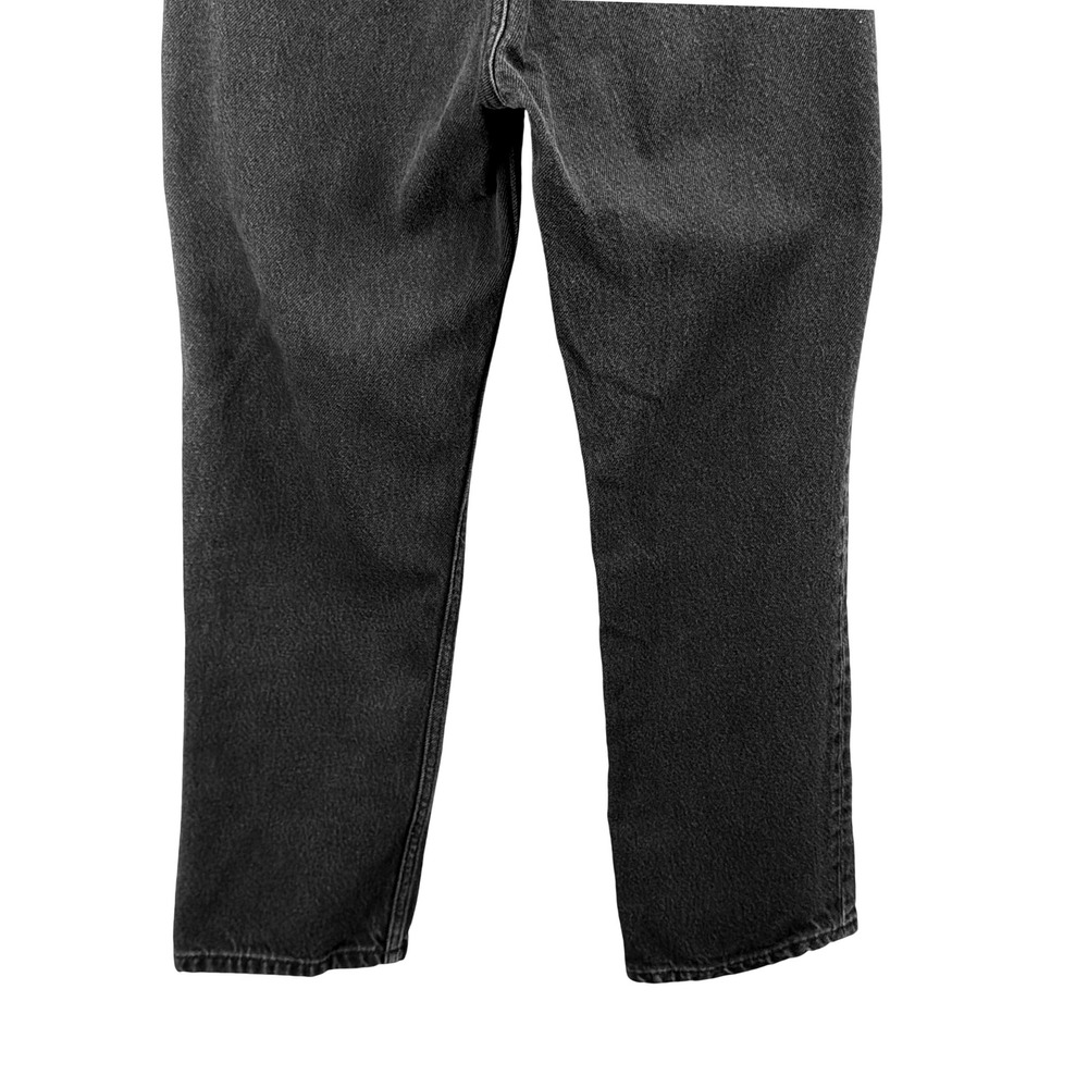 Reformation Cynthia High Rise Straight Jeans Seattle Black Denim Petite 26P - Picture 10 of 14